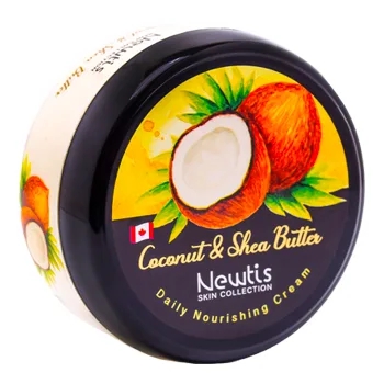 کرم مرطوب کننده کاسه ای نارگیل و شی باتر 300ML نیوتیس