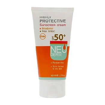 ضد آفتاب SPF50+ رنگی تیره 50ML نئودرم