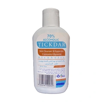 ژل ضد عفونی کننده دست تیکدر حجم 12۰ میلی لیتر