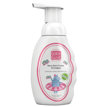 شامپو فوم نوزاد دخترانه بیبی فرست
