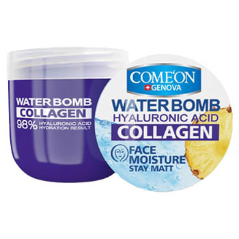 کرم آبرسان سری واتر بمب COLLAGEN حجم 200 میلی لیتر کامان