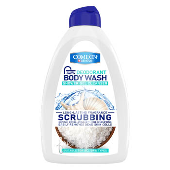 شامپو بدن ژلی لایه بردار مناسب انواع پوست 510 میل کامان