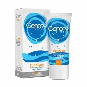 ضد آفتاب پوست خشک بژ روشن 50 گرم ژنو بایوتیک