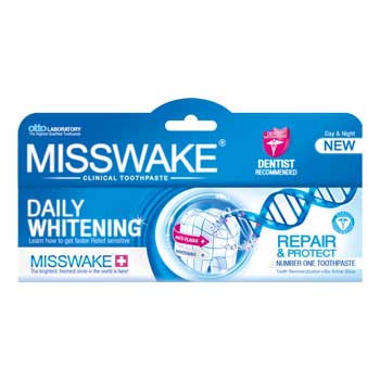 خمیر دندان مدل Daily Whitening حجم 75 میلی لیتر میسویک