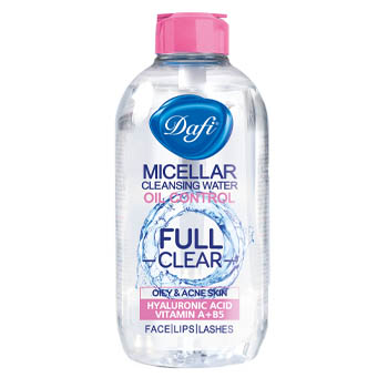 محلول آرایش پاک کن حاوی هیالورونیک اسید مخصوص پوست های چرب و آکنه دار 200 میل دافی