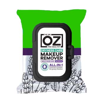 دستمال مرطوب پاک کننده آرایش مناسب پوست خشک بسته 50 عددی دکتر از