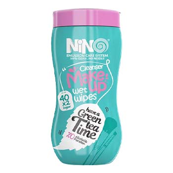 دستمال مرطوب مدل Green Tea بسته 40 عددی نینو
