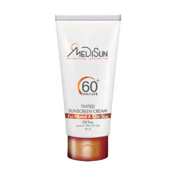 ضد آفتاب رنگی SPF60 حجم 50 گرم مدیسان