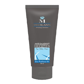 شامپو ضد شوره چرب حجم 200 گرم مدیلن
