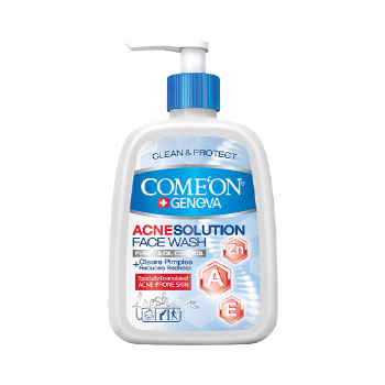 ژل شستشوی صورت مخصوص پوست دارای جوش 500 میل کامان