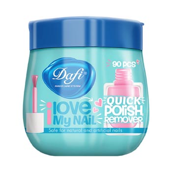 دستمال مرطوب لاک پاک کن قوطی دافی