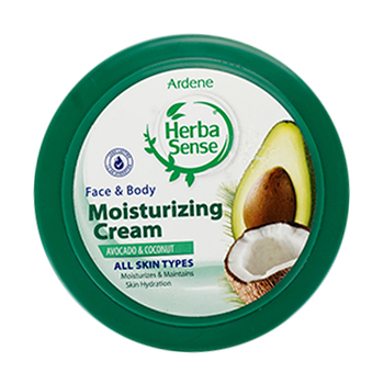 کرم مرطوب کننده دست صورت و بدن با رایحه نارگیل و آووکادو هربا سنس