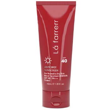 ضد آفتاب SPF40 ضد لک رنگی روشن مخصوص پوست های خشک و معمولی 40ml لافارر