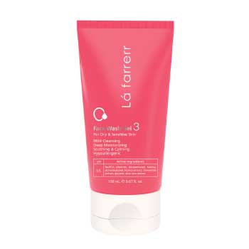 ژل شستشوی صورت لايه بردار شماره 3 مخصوص پوستهای خشک و حساس 150ml لافارر