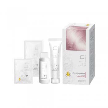 رنگ مو بلوند مرواریدی [pl]بنفش[pr] زی فام