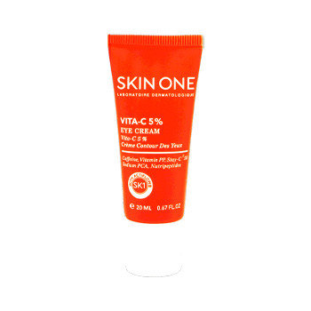کرم دور چشم ویتامین سی 5درصد اسکین وان(skin one) حجم 20 میلی لیتر