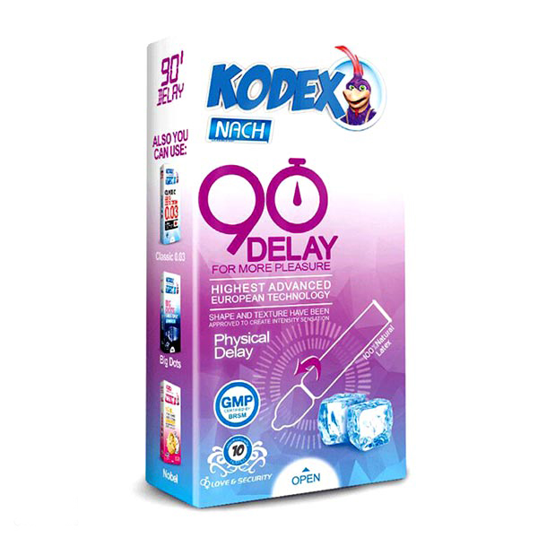 کاندوم کدکس 90 دقیقه ای 10 عددی دیلی