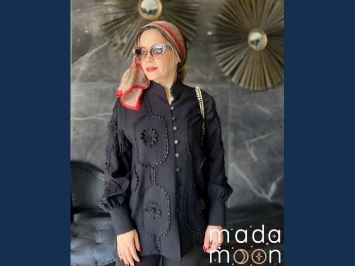 شومیز لیلی پارچه کرسپو وارداتی [pl]دارای تنوع رنگ[pr]